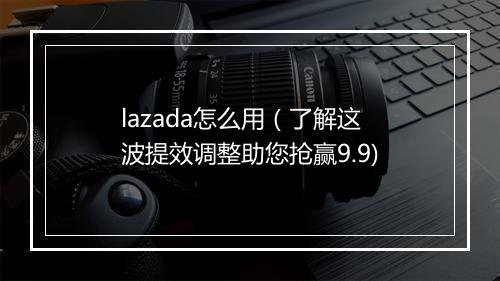 lazada怎么用（了解这波提效调整助您抢赢9.9)