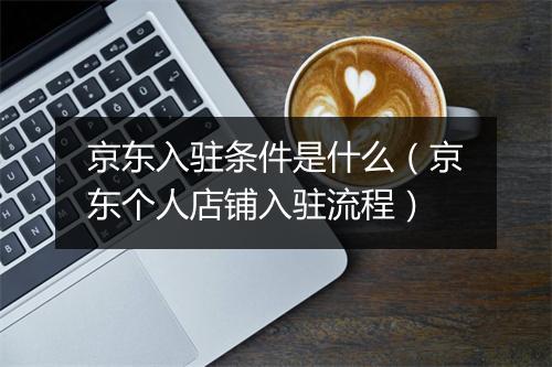 京东入驻条件是什么（京东个人店铺入驻流程）
