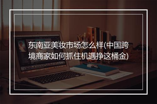 东南亚美妆市场怎么样(中国跨境商家如何抓住机遇挣这桶金)