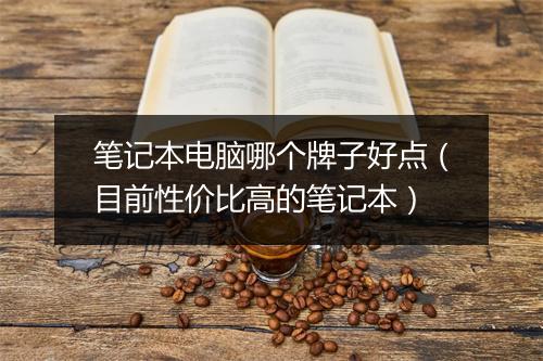 笔记本电脑哪个牌子好点（目前性价比高的笔记本）