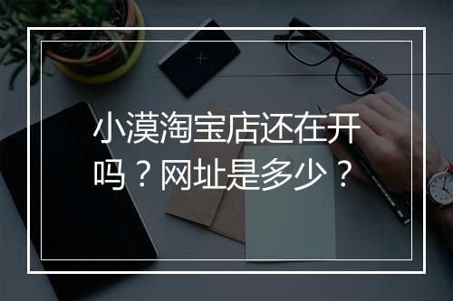 小漠淘宝店还在开吗？网址是多少？