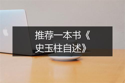 推荐一本书《史玉柱自述》