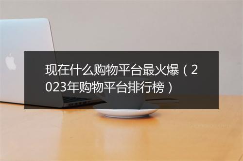 现在什么购物平台最火爆（2023年购物平台排行榜）