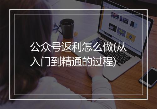 公众号返利怎么做(从入门到精通的过程)