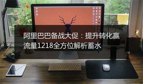 阿里巴巴备战大促：提升转化赢流量1218全方位解析蓄水