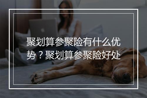 聚划算参聚险有什么优势？聚划算参聚险好处