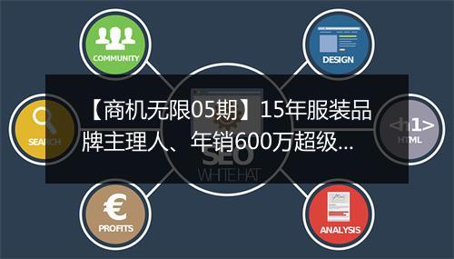 【商机无限05期】15年服装品牌主理人、年销600万超级团长等想认识你