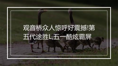 观音桥众人惊呼好震撼!第五代途胜L,五一酷炫霸屏