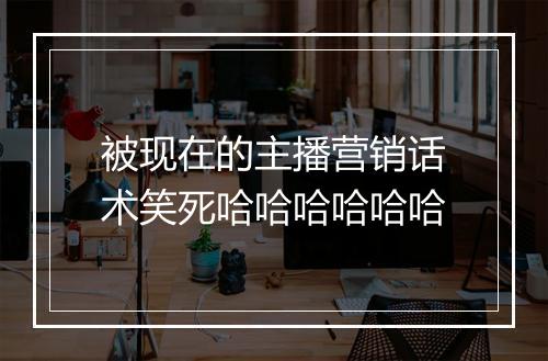 被现在的主播营销话术笑死哈哈哈哈哈哈