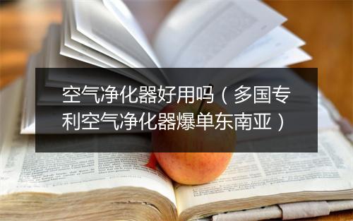 空气净化器好用吗（多国专利空气净化器爆单东南亚）