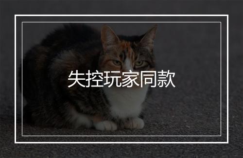 失控玩家同款