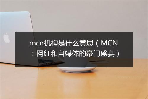 mcn机构是什么意思（MCN：网红和自媒体的豪门盛宴）