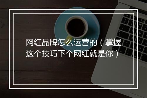网红品牌怎么运营的（掌握这个技巧下个网红就是你）