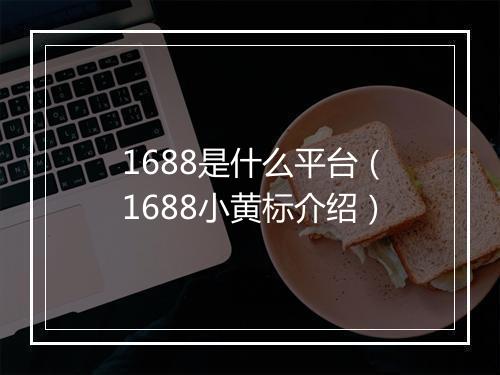 1688是什么平台（1688小黄标介绍）