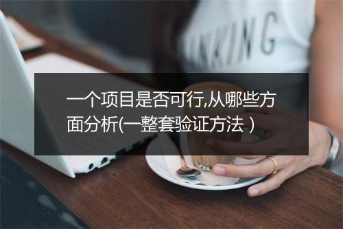 一个项目是否可行,从哪些方面分析(一整套验证方法）