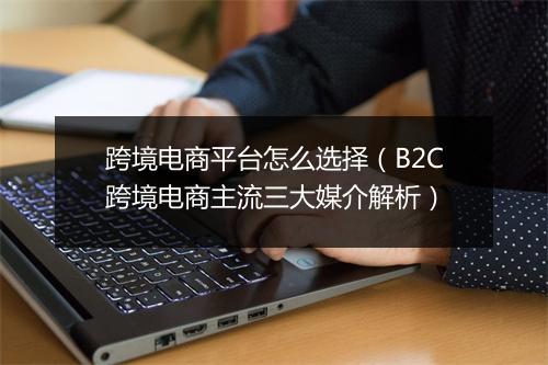 跨境电商平台怎么选择（B2C跨境电商主流三大媒介解析）