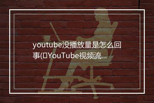 youtube没播放量是怎么回事(​YouTube视频流量暴涨小技巧)