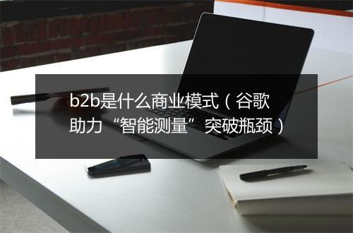 b2b是什么商业模式（谷歌助力“智能测量”突破瓶颈）