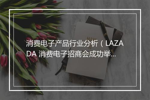 消费电子产品行业分析（LAZADA 消费电子招商会成功举办）