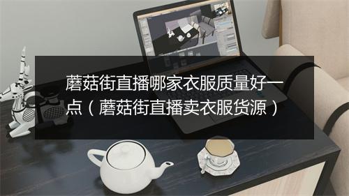 蘑菇街直播哪家衣服质量好一点（蘑菇街直播卖衣服货源）