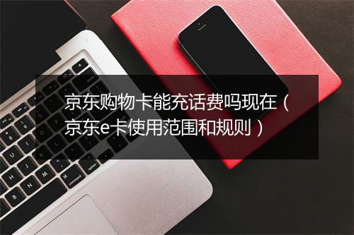 京东购物卡能充话费吗现在（京东e卡使用范围和规则）