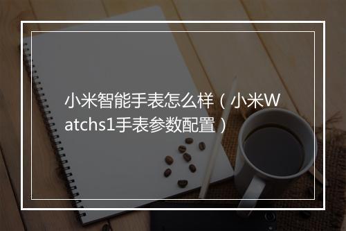 小米智能手表怎么样（小米Watchs1手表参数配置）