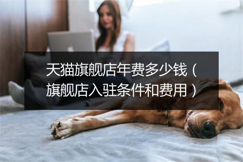 天猫旗舰店年费多少钱（旗舰店入驻条件和费用）