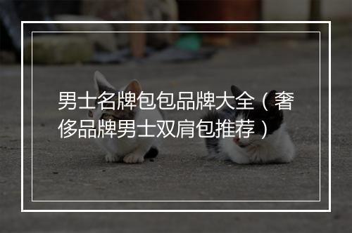 男士名牌包包品牌大全（奢侈品牌男士双肩包推荐）