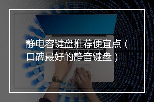 静电容键盘推荐便宜点（口碑最好的静音键盘）