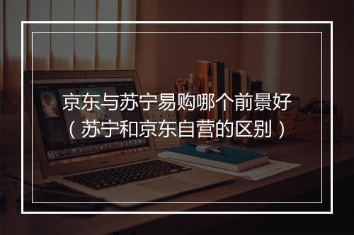 京东与苏宁易购哪个前景好（苏宁和京东自营的区别）