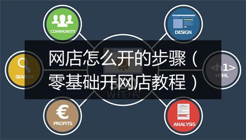 网店怎么开的步骤（零基础开网店教程）