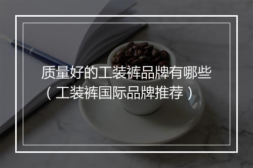 质量好的工装裤品牌有哪些（工装裤国际品牌推荐）
