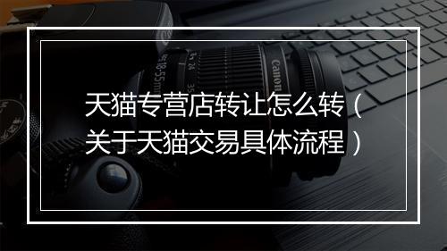 天猫专营店转让怎么转（关于天猫交易具体流程）