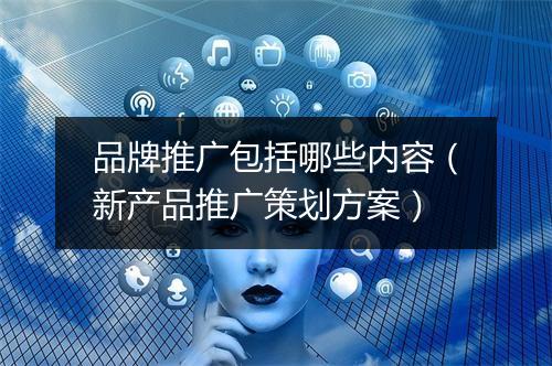 品牌推广包括哪些内容（新产品推广策划方案）