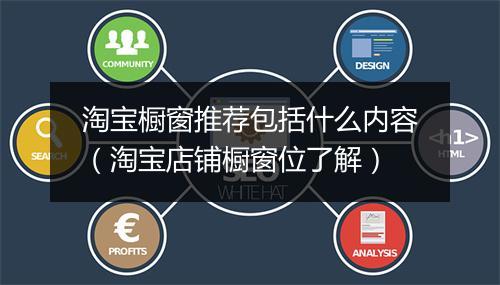 淘宝橱窗推荐包括什么内容（淘宝店铺橱窗位了解）