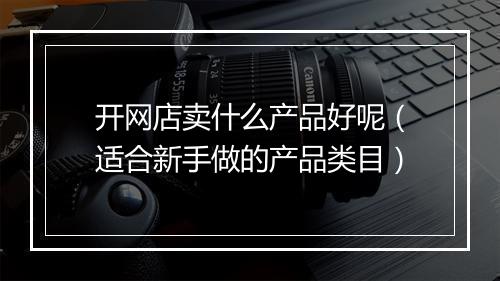 开网店卖什么产品好呢（适合新手做的产品类目）