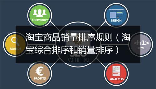 淘宝商品销量排序规则（淘宝综合排序和销量排序）