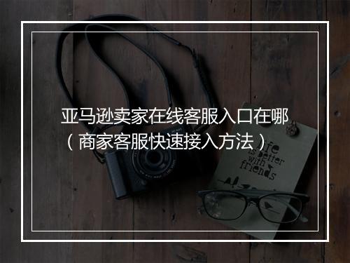亚马逊卖家在线客服入口在哪（商家客服快速接入方法）