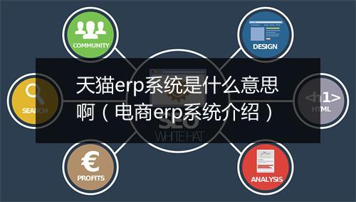 天猫erp系统是什么意思啊（电商erp系统介绍）