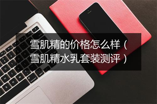 雪肌精的价格怎么样（雪肌精水乳套装测评）