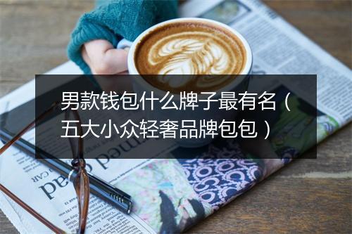 男款钱包什么牌子最有名（五大小众轻奢品牌包包）