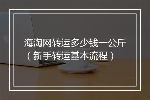 海淘网转运多少钱一公斤（新手转运基本流程）