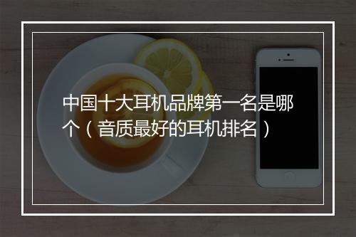 中国十大耳机品牌第一名是哪个（音质最好的耳机排名）
