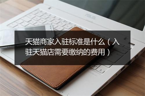 天猫商家入驻标准是什么（入驻天猫店需要缴纳的费用）