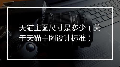 天猫主图尺寸是多少（关于天猫主图设计标准）