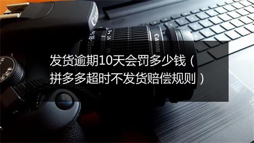 发货逾期10天会罚多少钱（拼多多超时不发货赔偿规则）