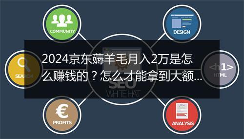 2024京东薅羊毛月入2万是怎么赚钱的？怎么才能拿到大额优惠卷？
