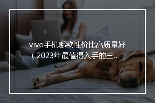 vivo手机哪款性价比高质量好（2023年最值得入手的三款手机）