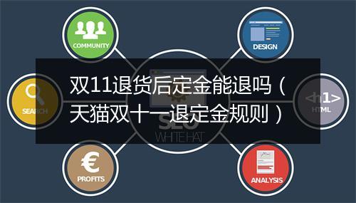 双11退货后定金能退吗（天猫双十一退定金规则）
