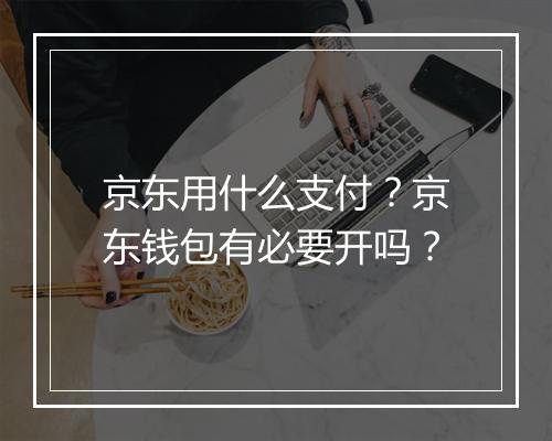 京东用什么支付？京东钱包有必要开吗？